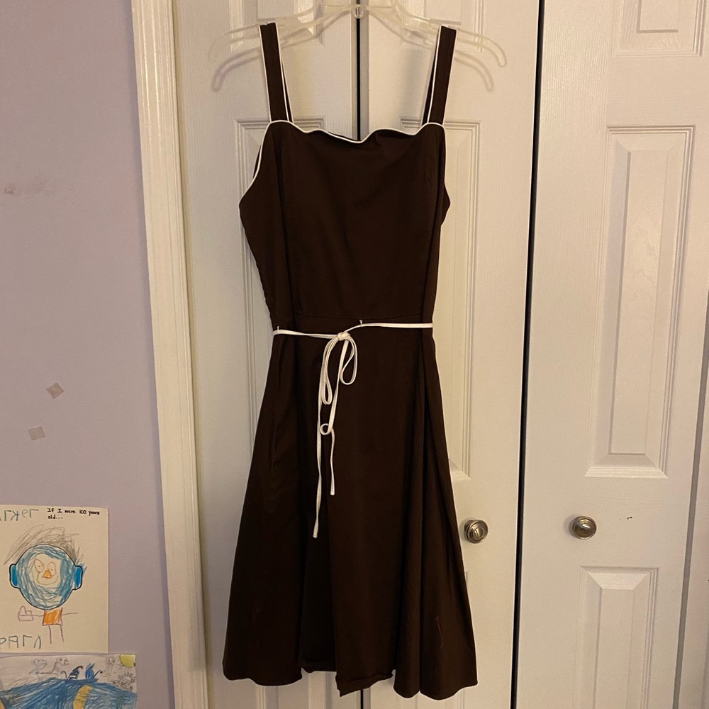 Gorgeous brown summer dress Womens 14